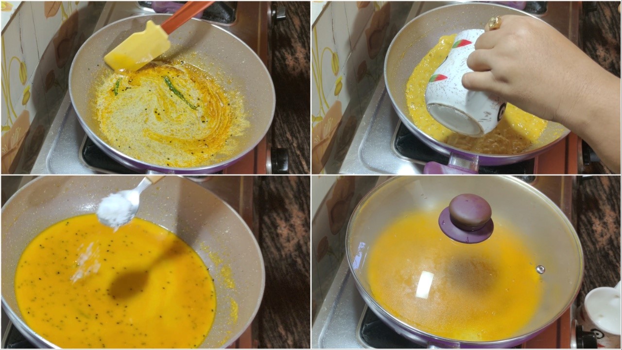 Add the mustard paste