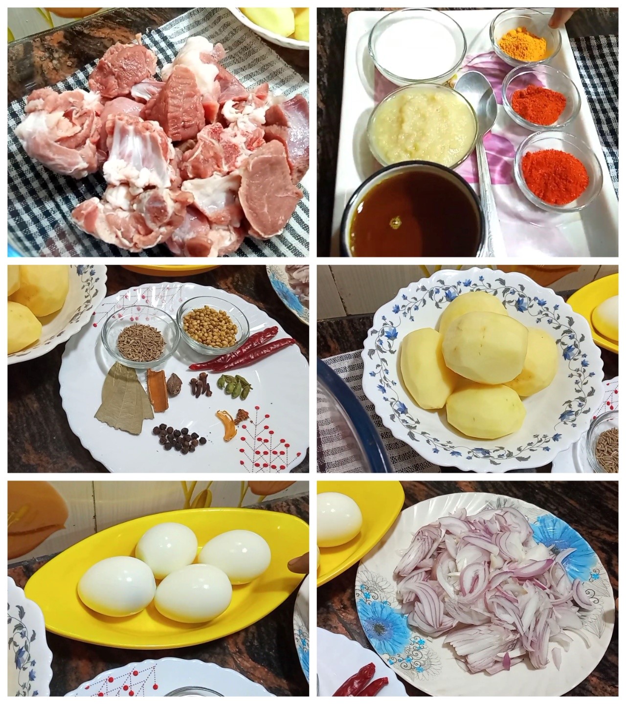 Mutton Dak Bungalow Ingredients