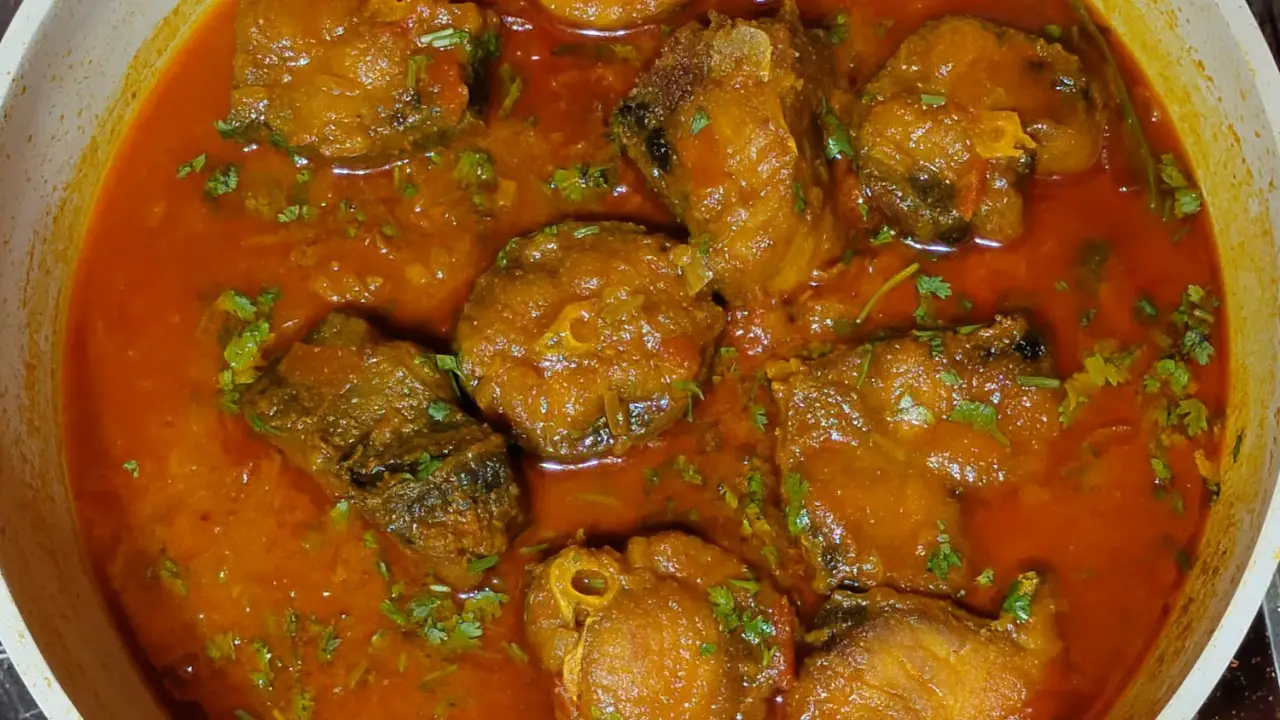 Bengali fish curry is ready