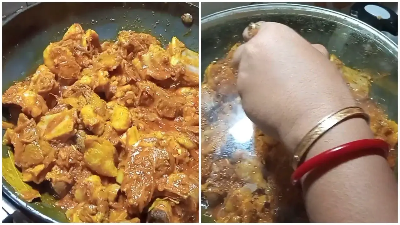 Open the lid and stir