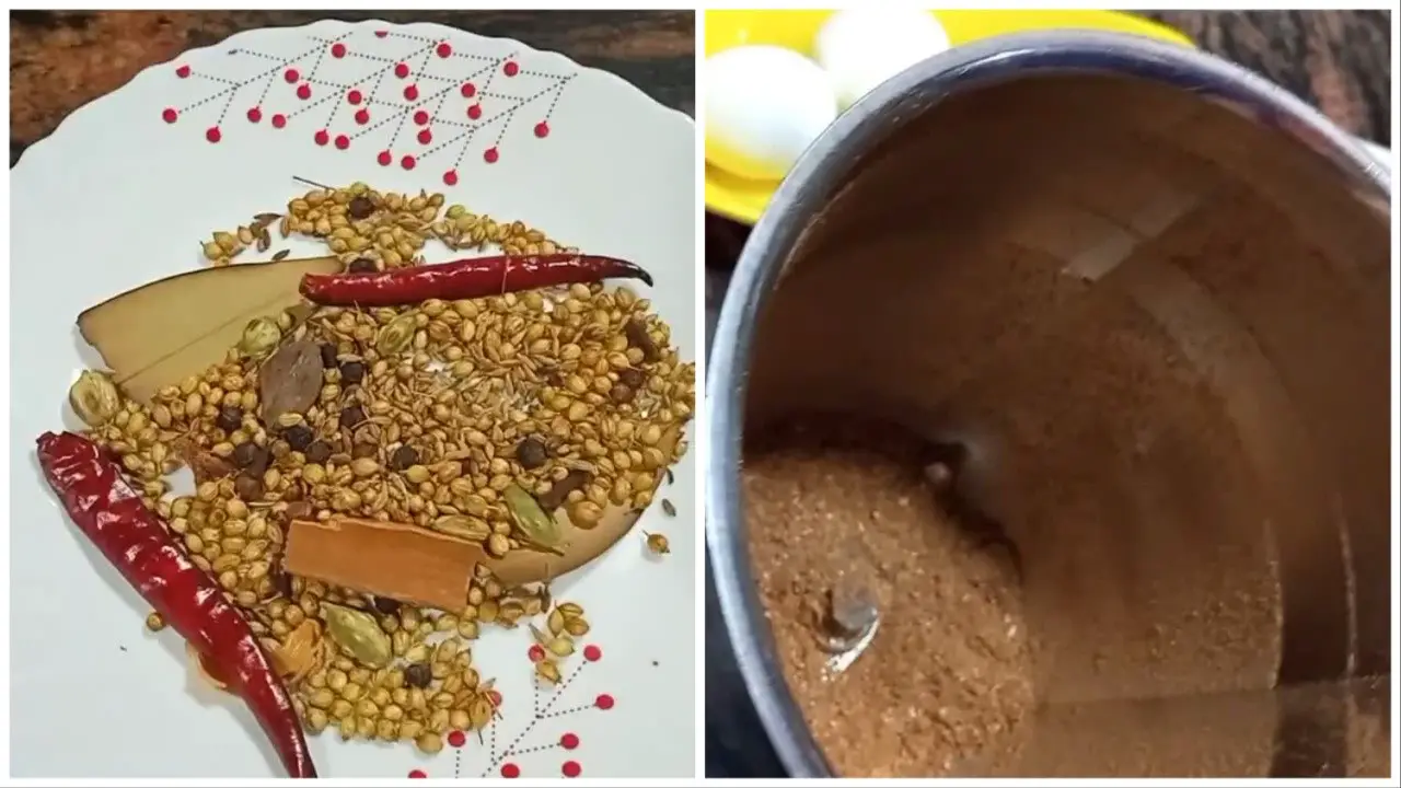 Dry roasting whole spices and grinding