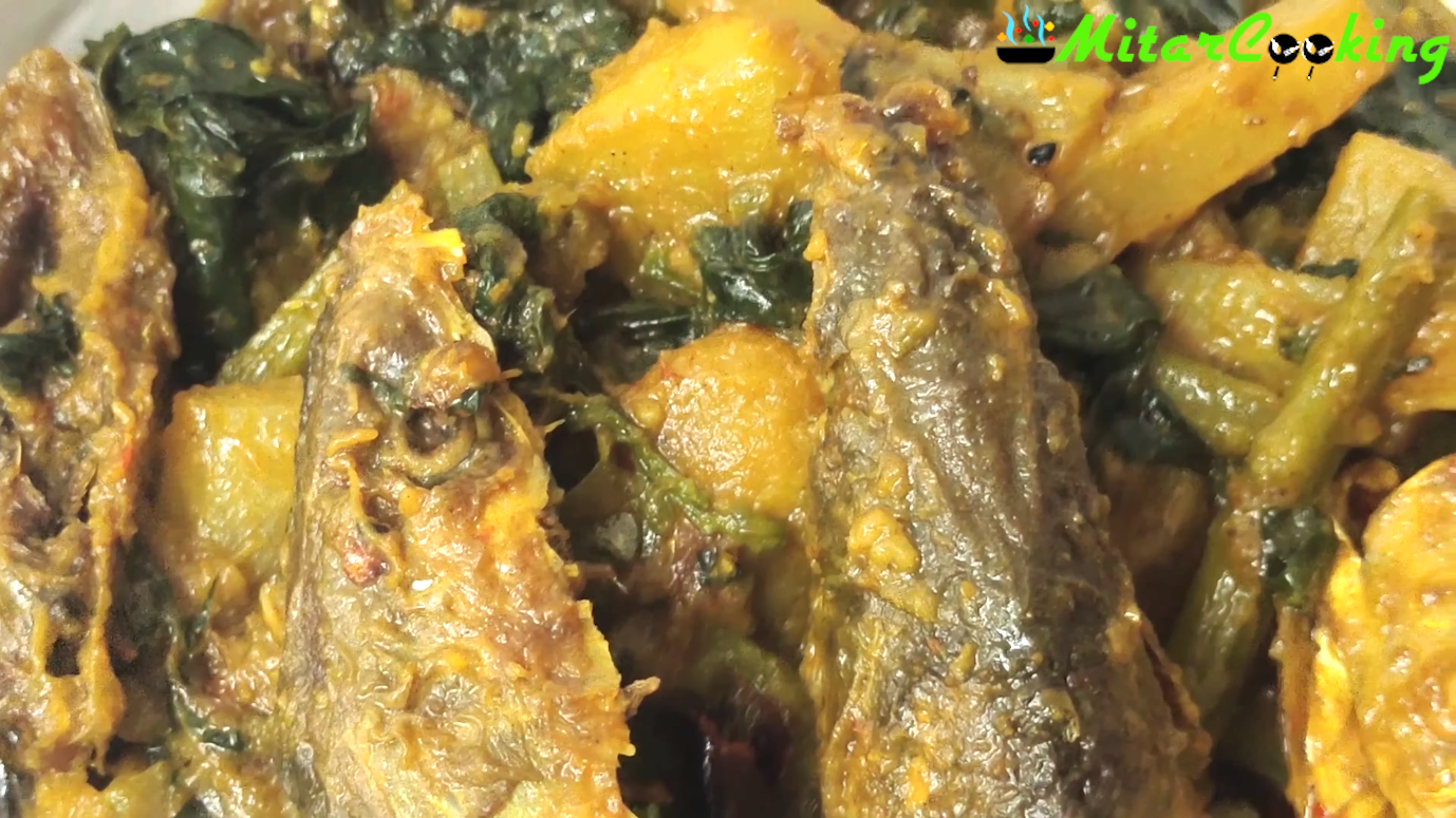 Ilish Macher Matha Diye Pui Shak Taste