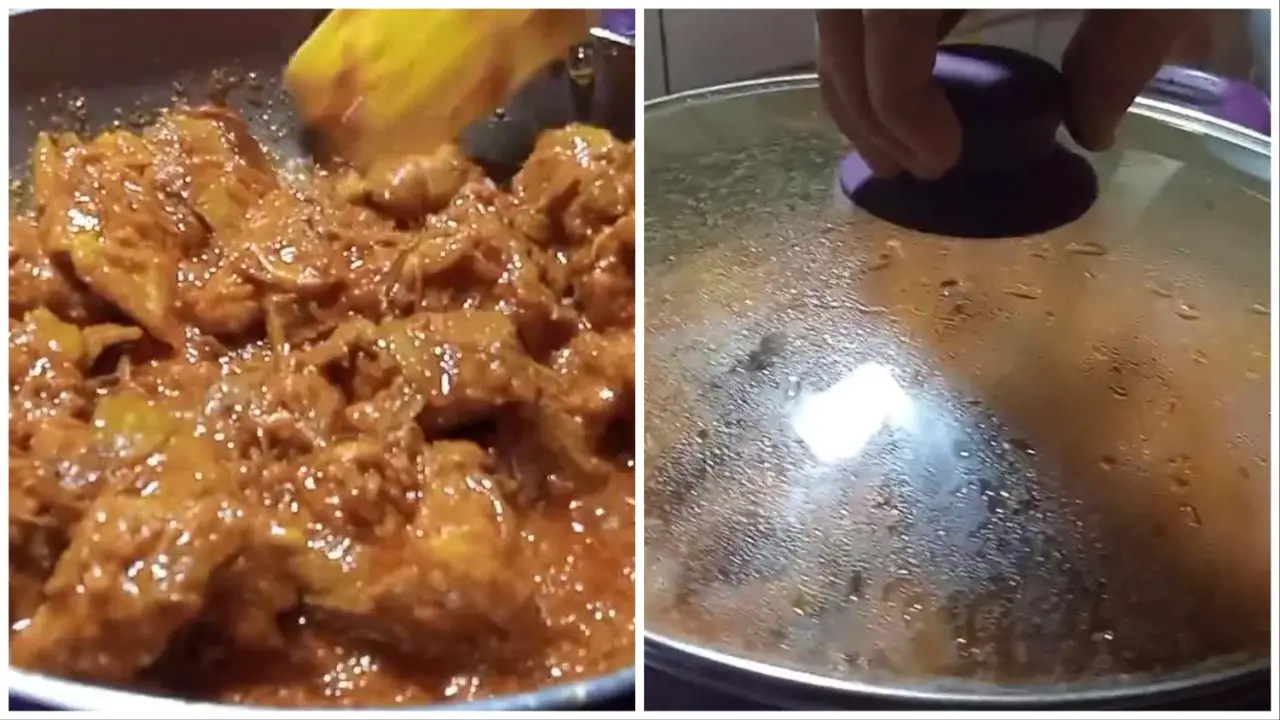 Sautéing mutton