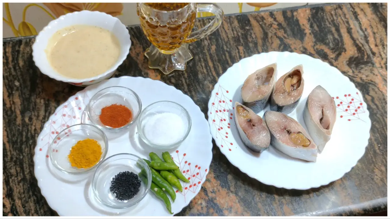 Sorshe Ilish Ingredients