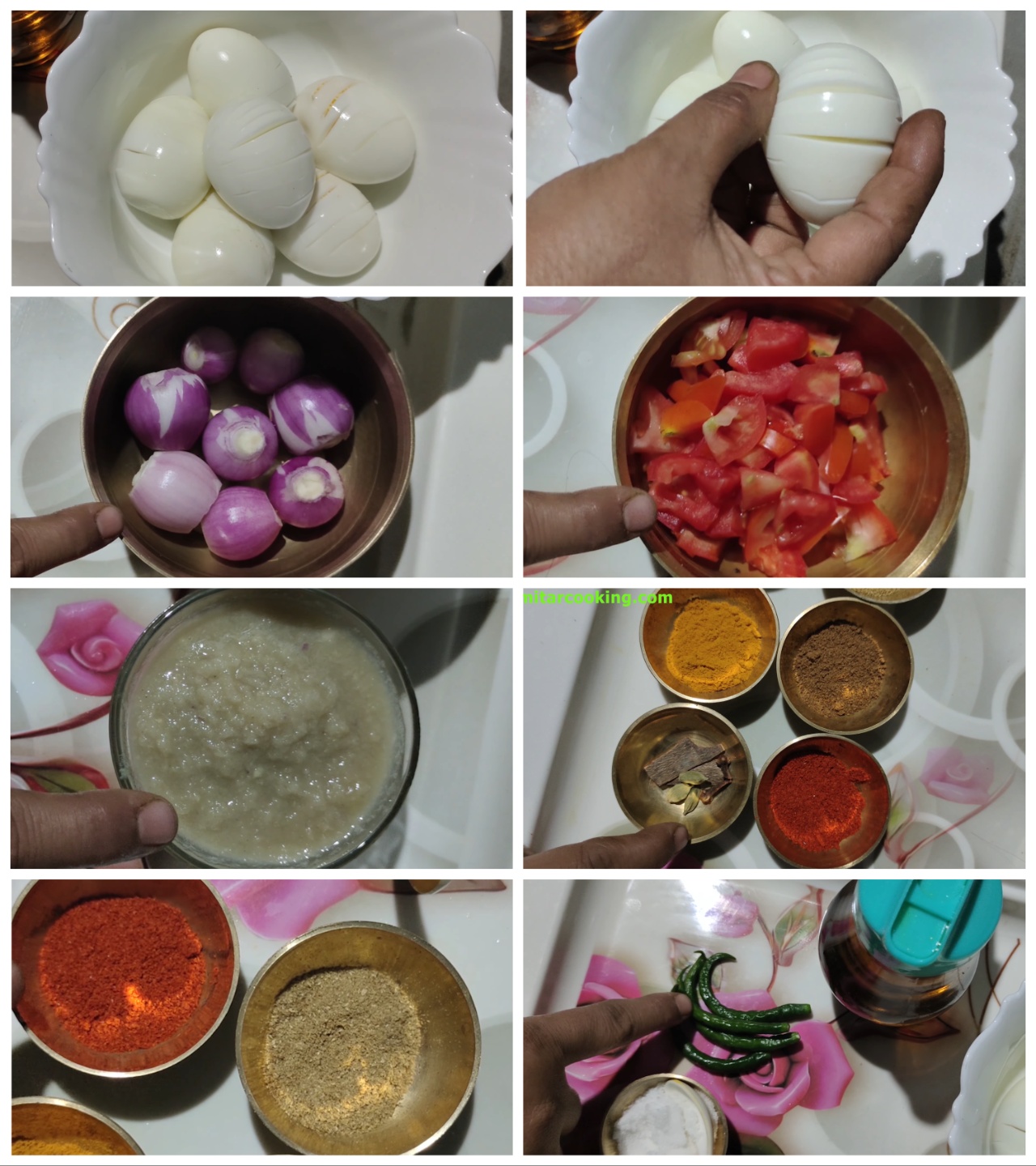 Egg Do Pyaza Ingredients