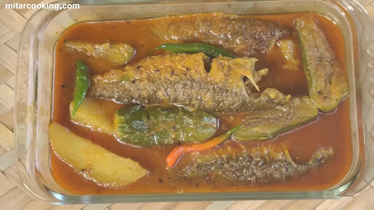 Aloo Begun Macher Jhol is ready