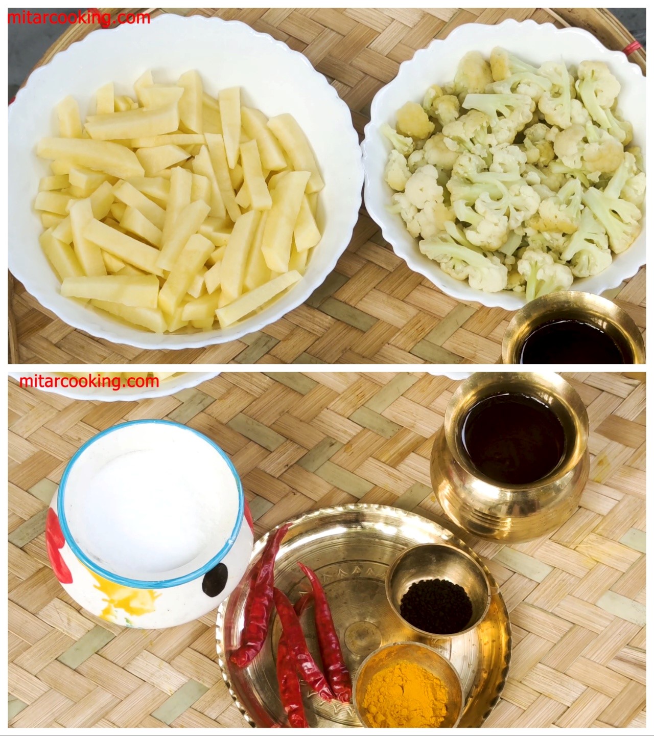 Aloo Gobi Fry Ingredients