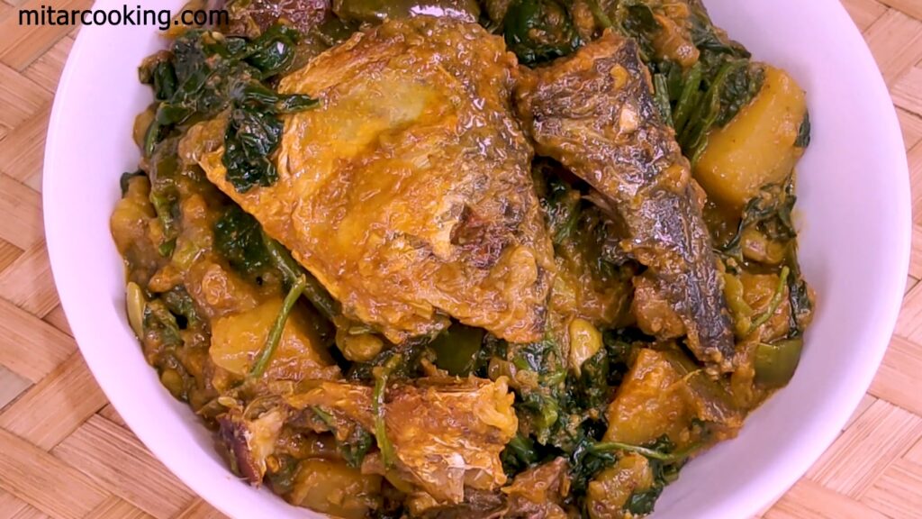Ilish Macher Matha Diye Palong Shak