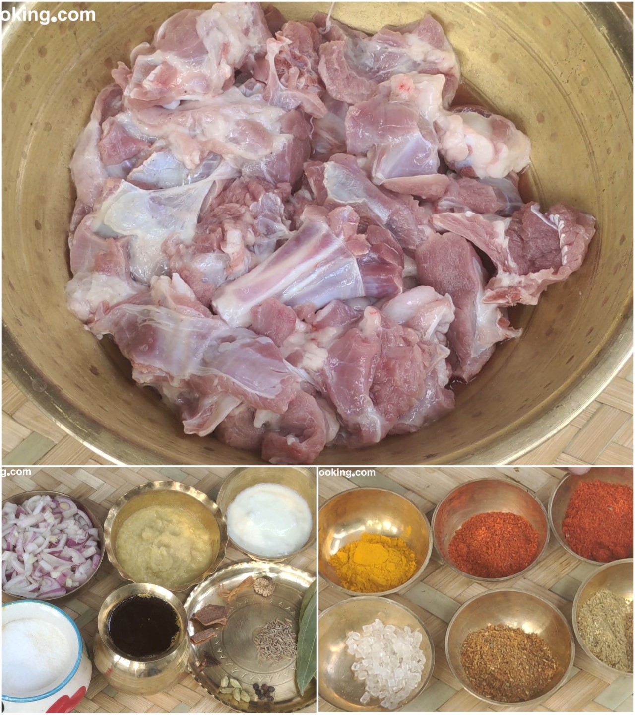 Mutton Kosha Ingredients