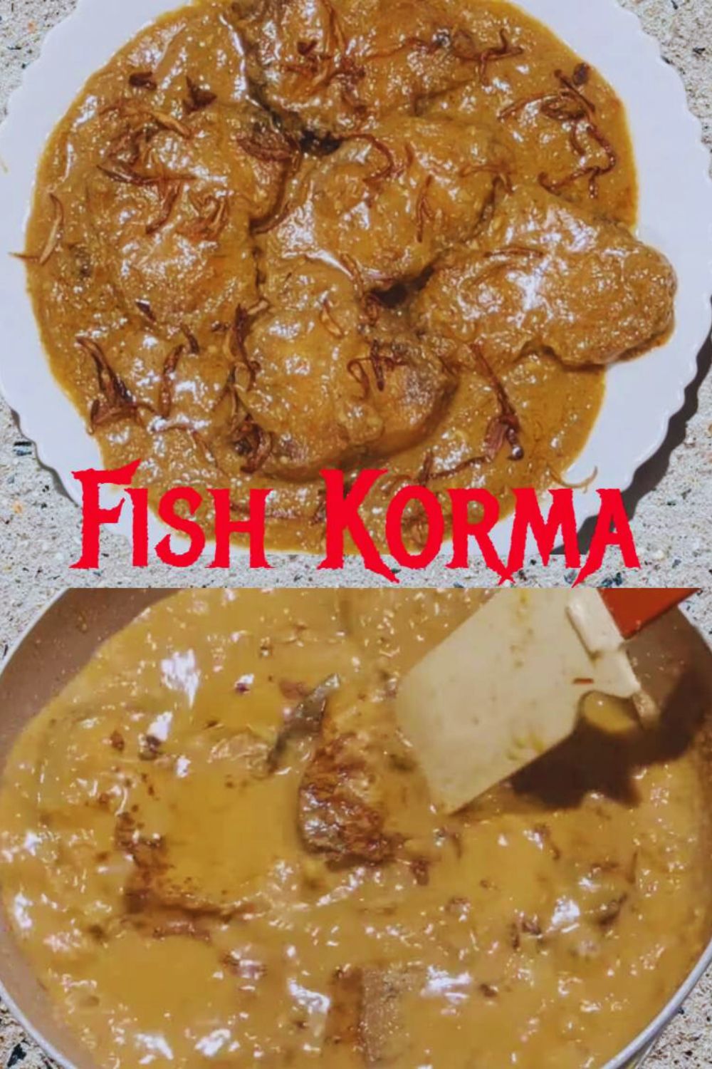 Homemade Fish Korma
