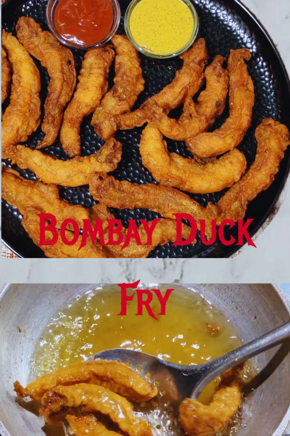 Homemade Bombay Duck Fry