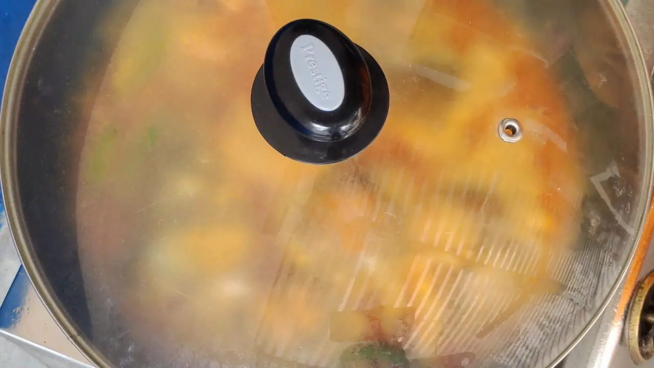 Cover the pan with a lid