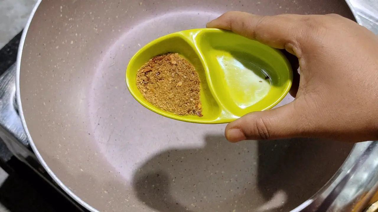 Grind the roasted spices to dust