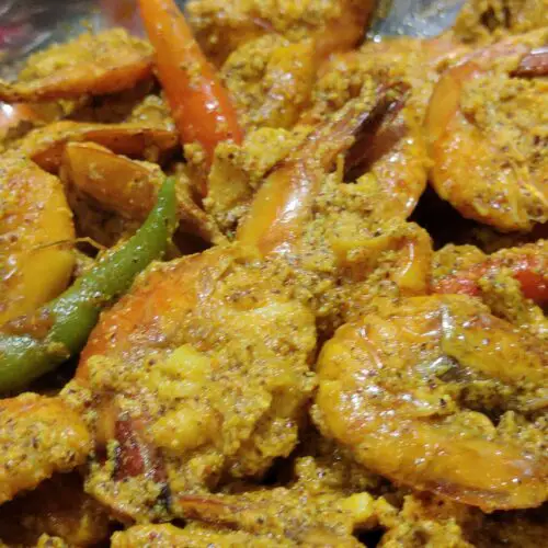 Prawn kadai paturi
