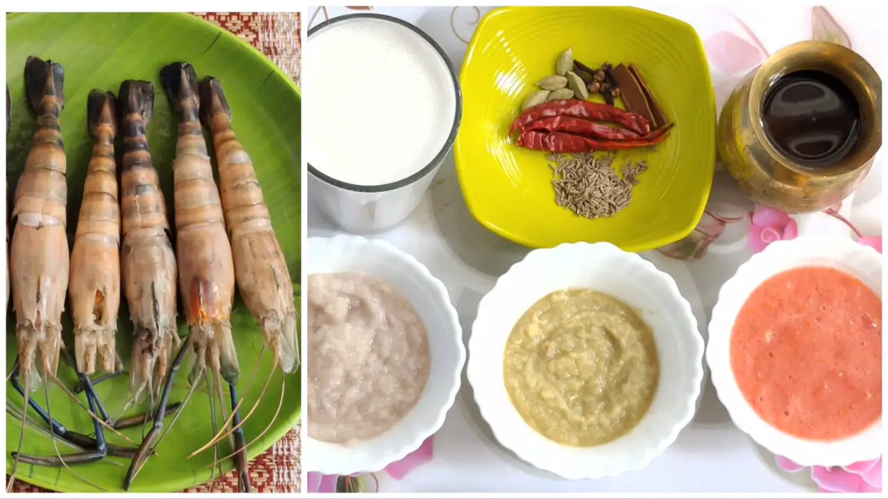 Chingri Malai Curry Ingredients