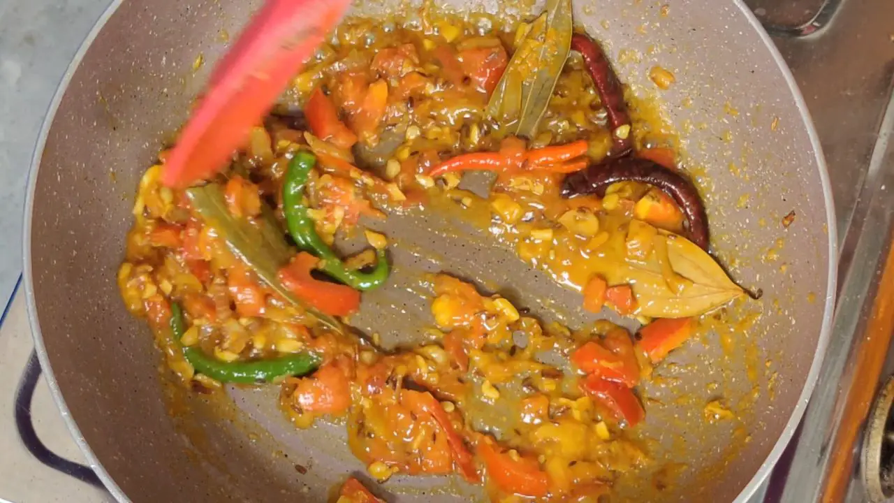 Adding a little bit of turmeric powder