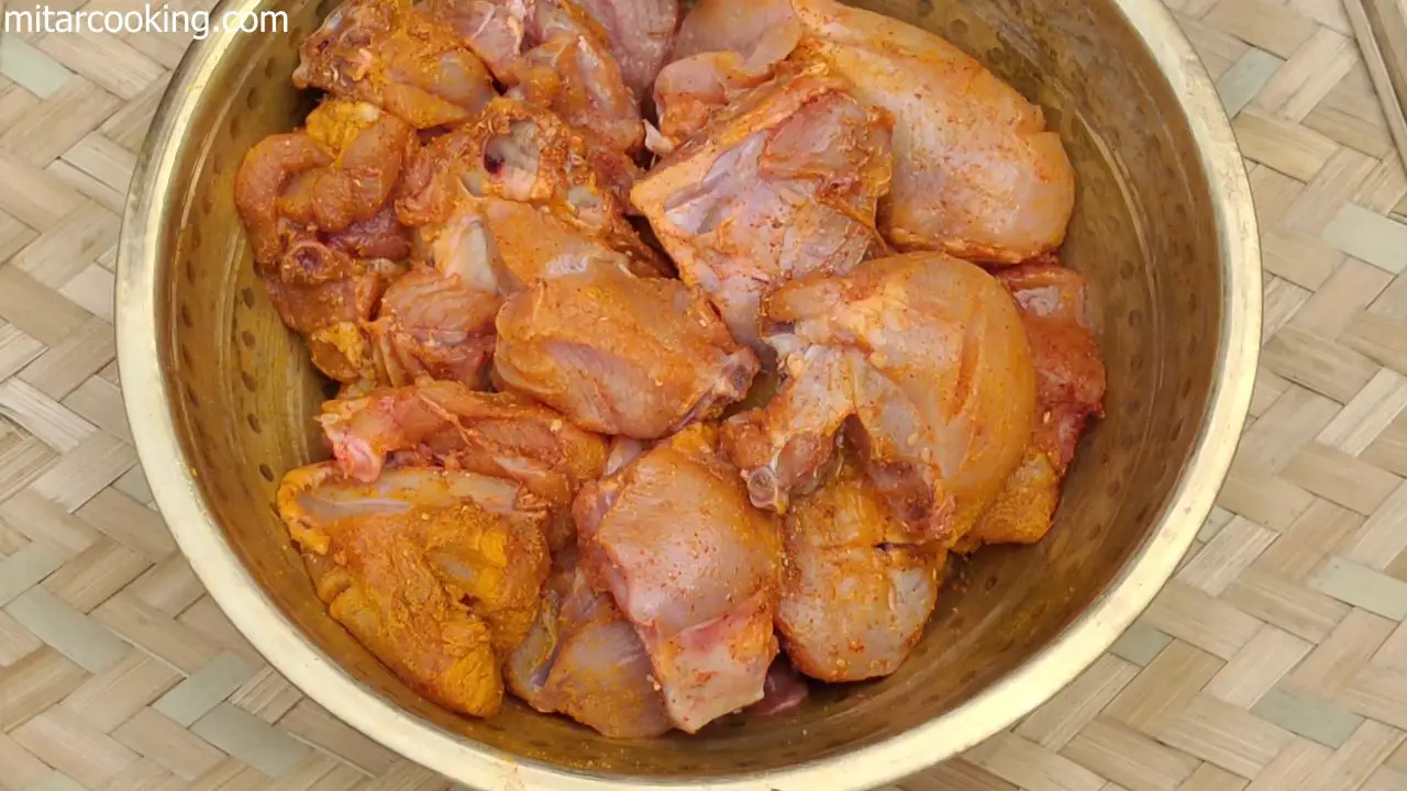 Marinated chicken
