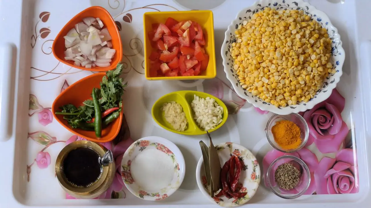 Matar Dal Ingredients
