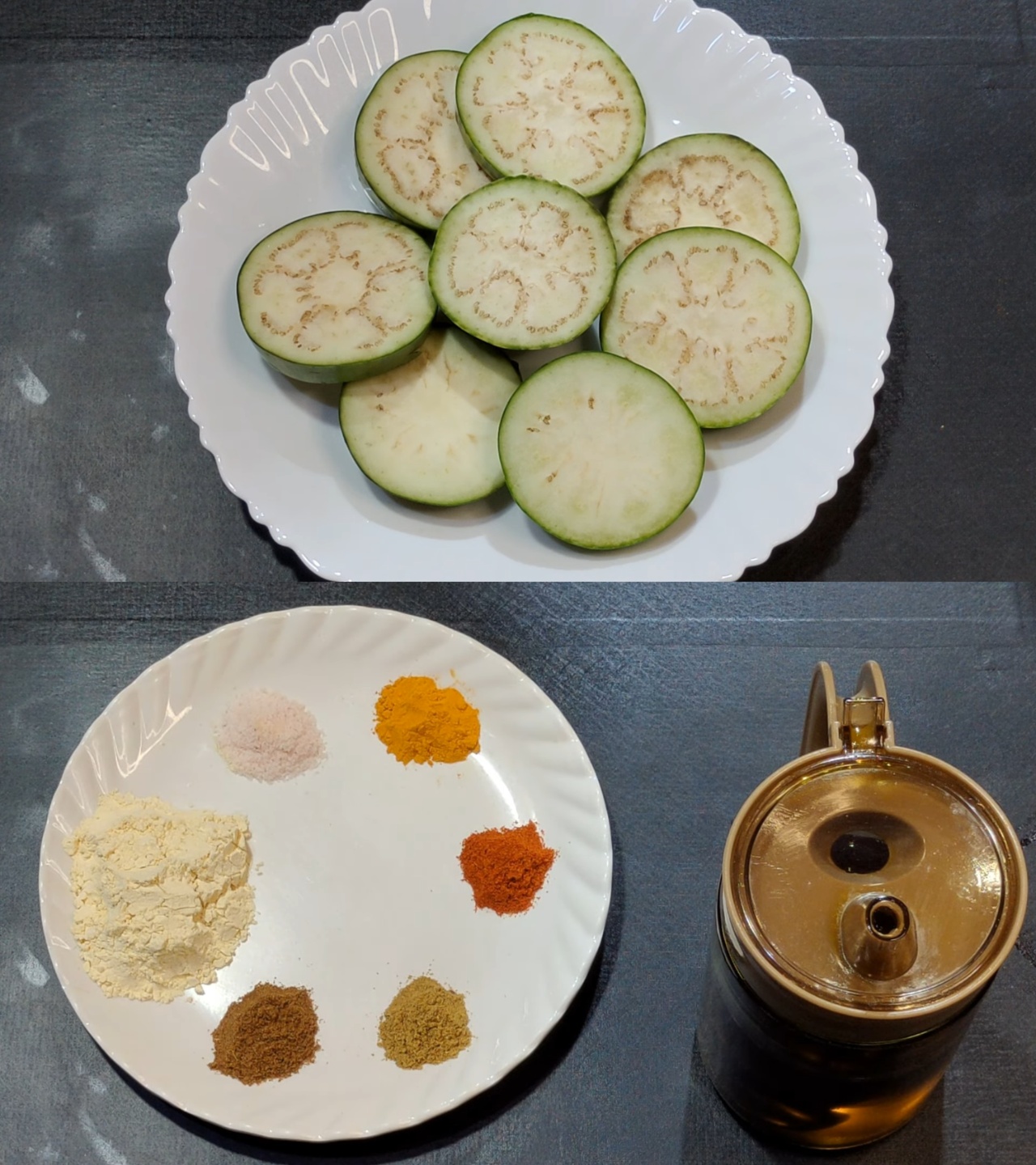Begun Bhaja Ingredients