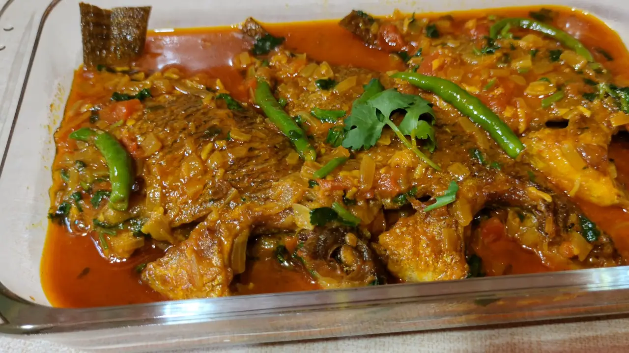 Tilapia Macher Tel Jhal is ready