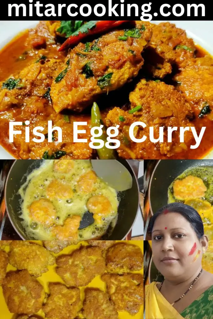 Fish Egg Curry Recipe Macher Dimer Jhol Mitar Cooking