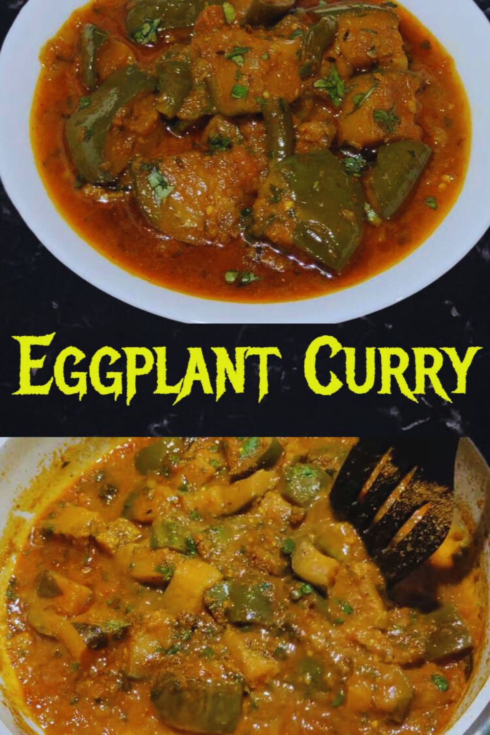 Homemade Eggplant Curry