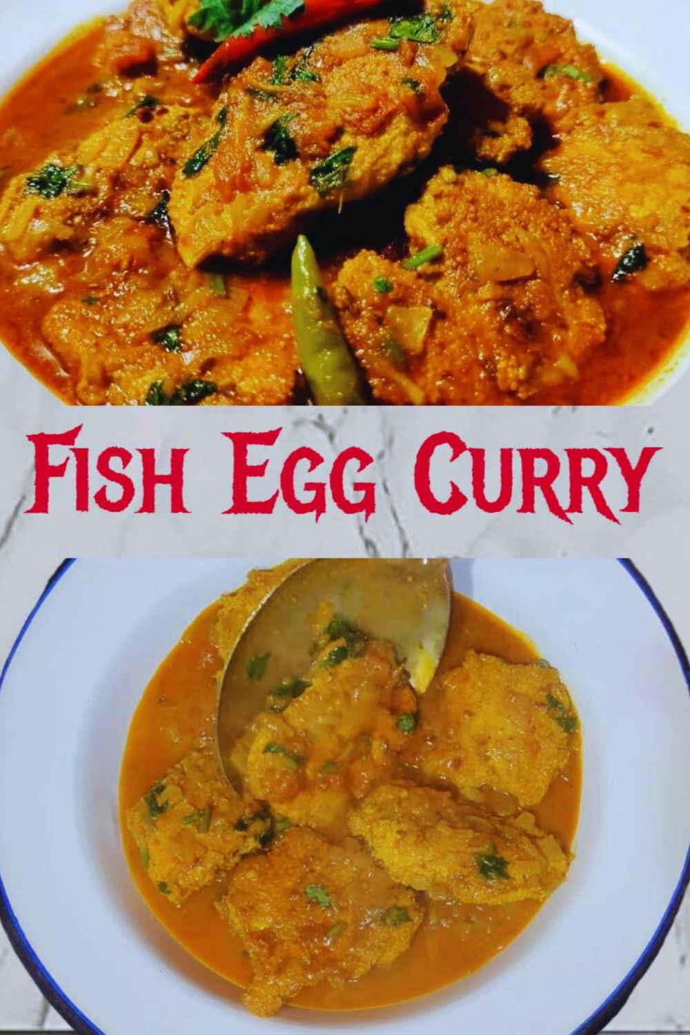 Homemade Fish Egg Curry