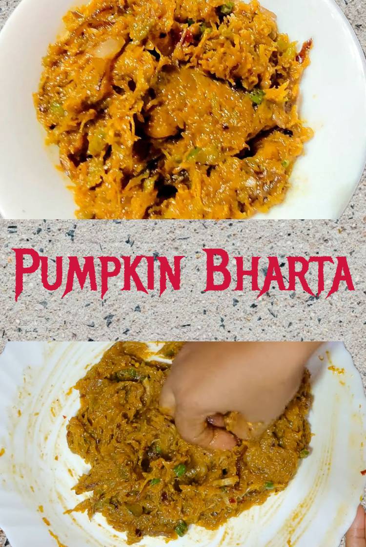 Homemade Pumpkin Bharta