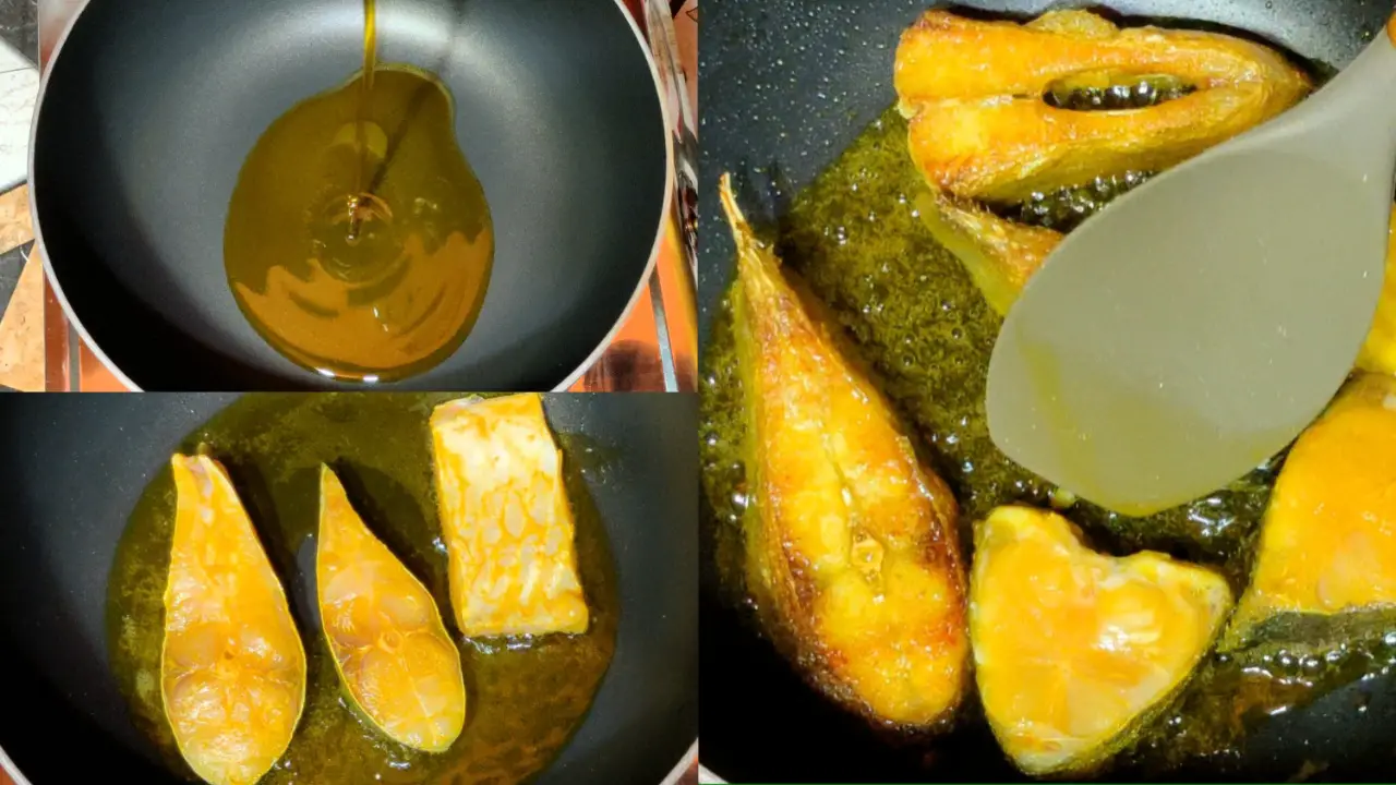 Frying Rupchanda fish