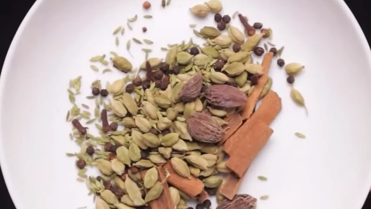Transferring dry roasted onto a plate