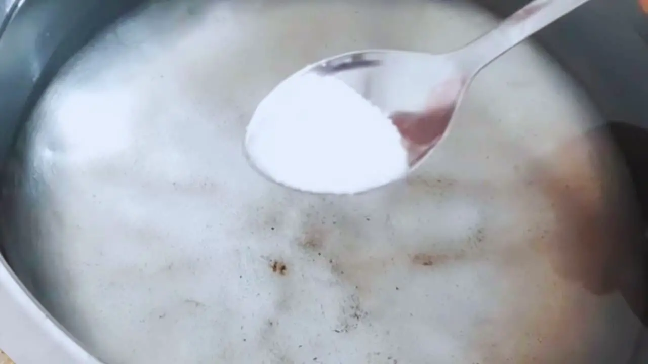 Add ½ tsp of salt to the water