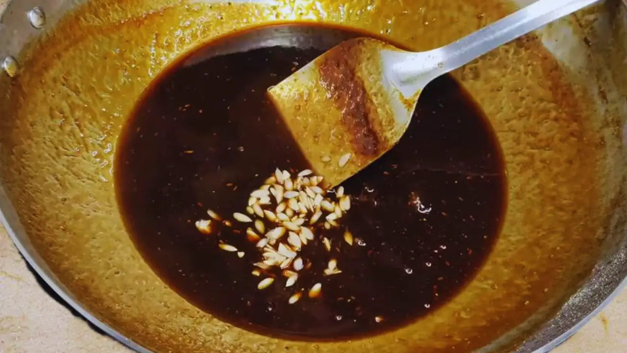 Added ½ tsp of roasted melon seeds