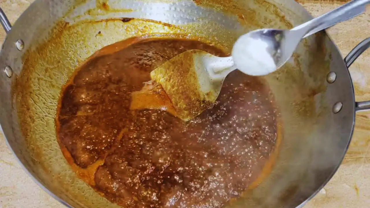 Added ½ tsp of table salt to the chutney