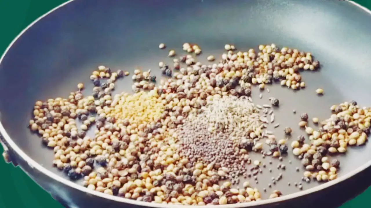 Adding 1 tsp of both cumin seeds and mustard seeds