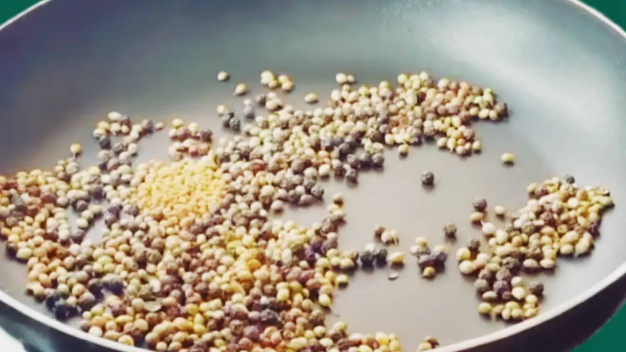 Adding ½ tsp of fenugreek seeds