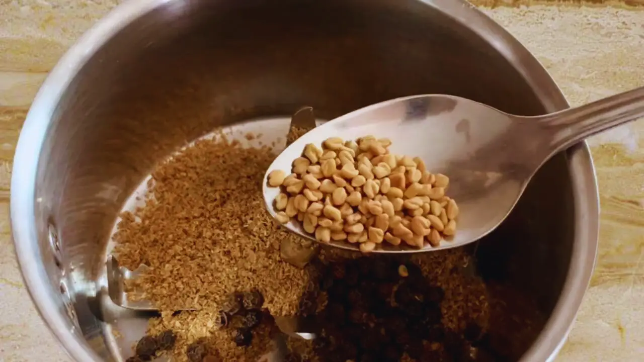 Adding ¼ tsp of fenugreek seeds