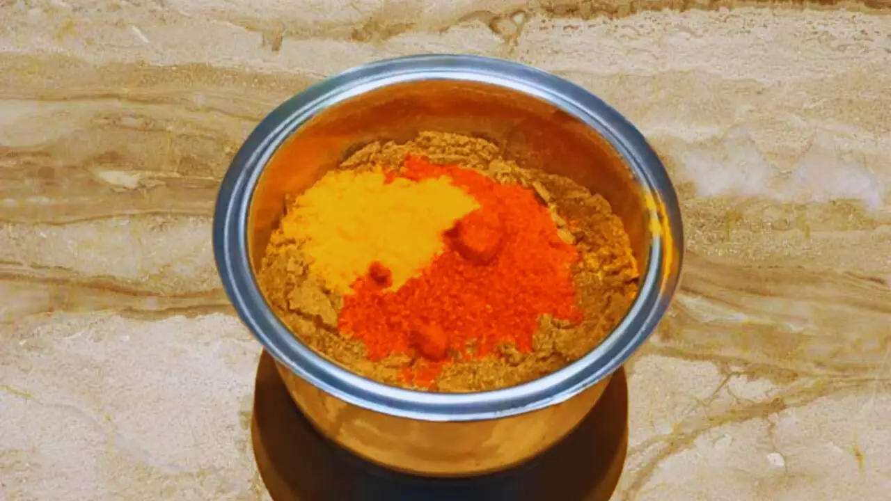 Adding ½ tsp of turmeric powder