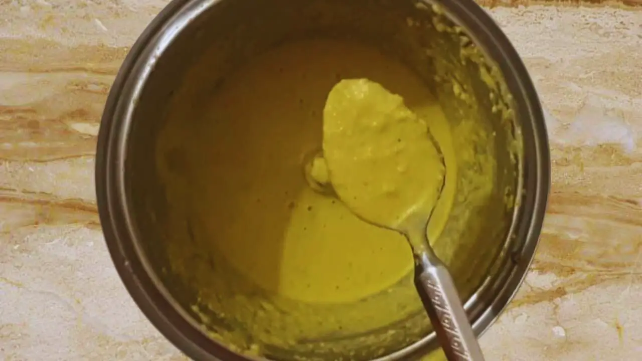 Blending them all nicely to get a fine paste