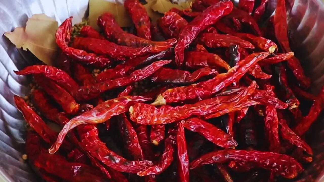 The roasted spices sit for some time