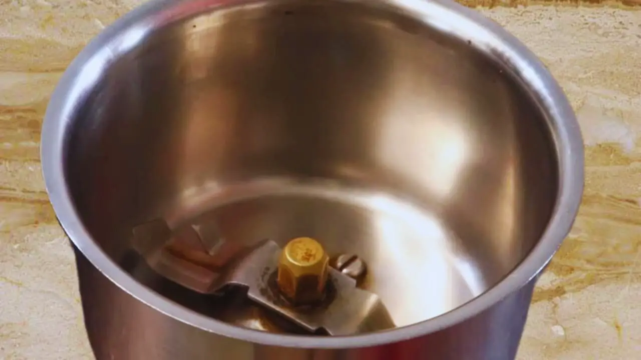 Taking a grinder