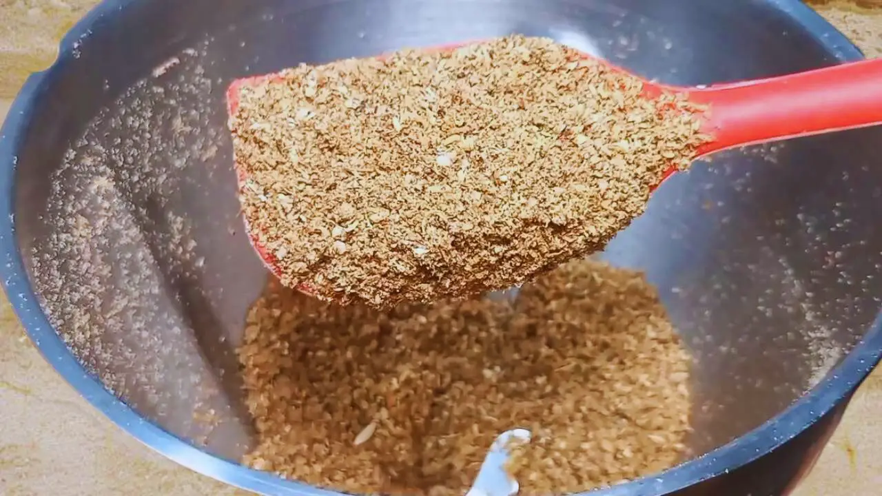Grinding them into a powder
