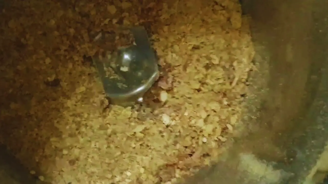 Grinding them into a fine powder