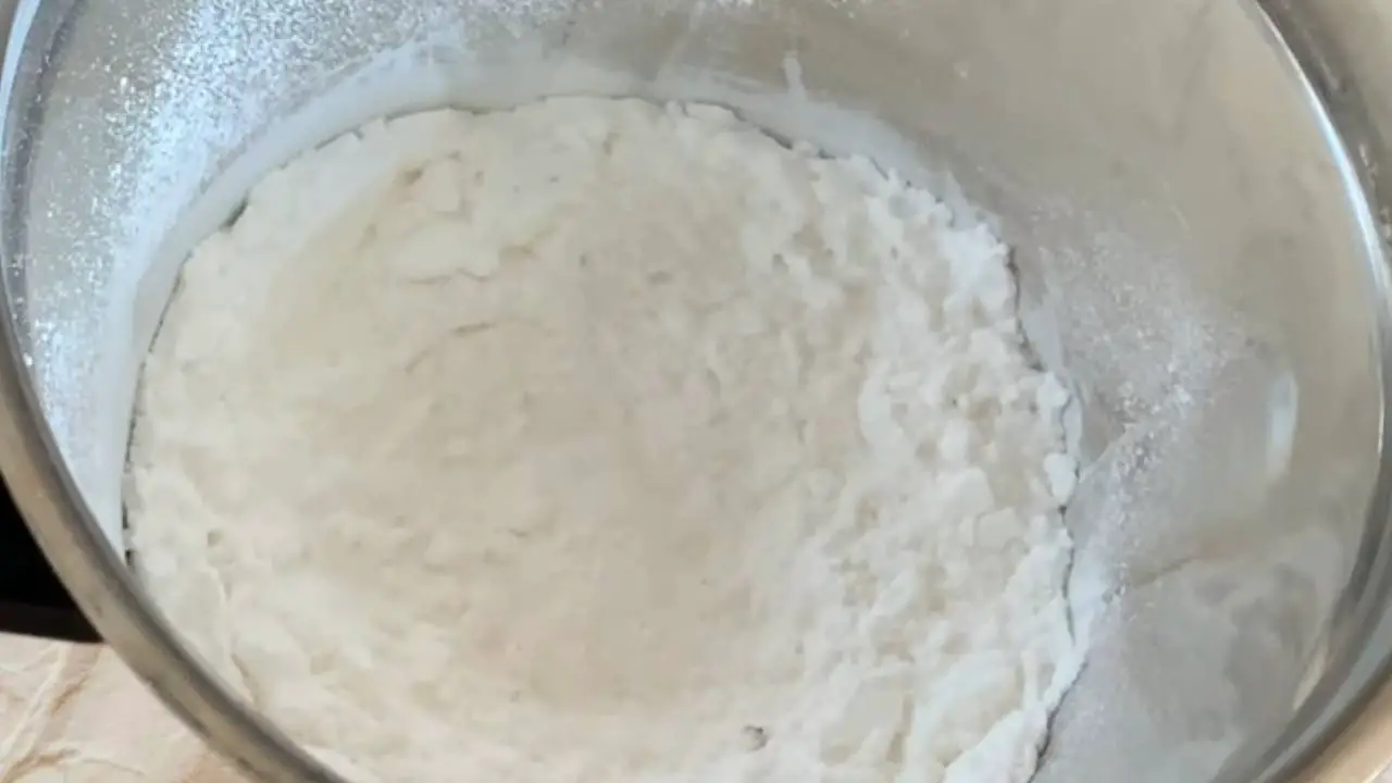 Grinding it nicely into a fine powder