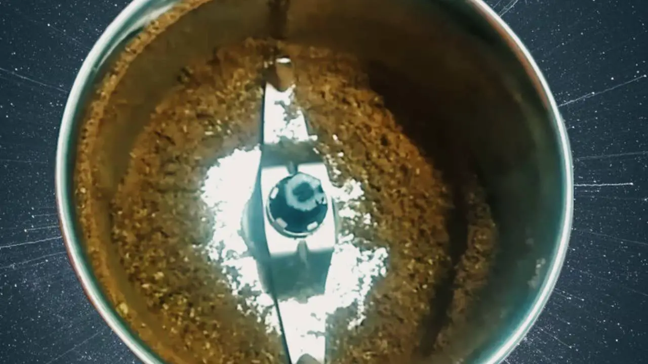 Grinding it nicely into a smooth powder
