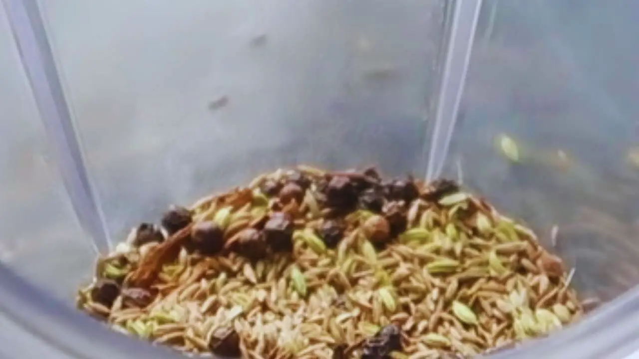 a clean and dry grinder