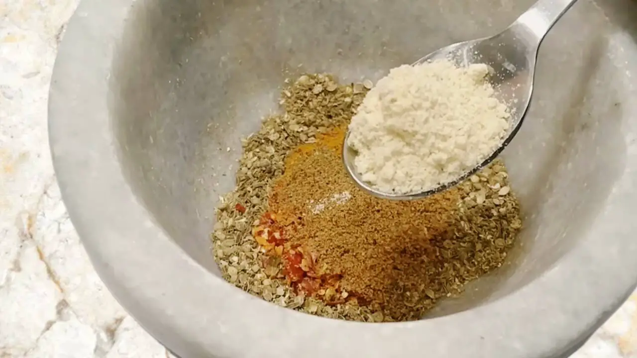 Adding ½ tsp garlic powder