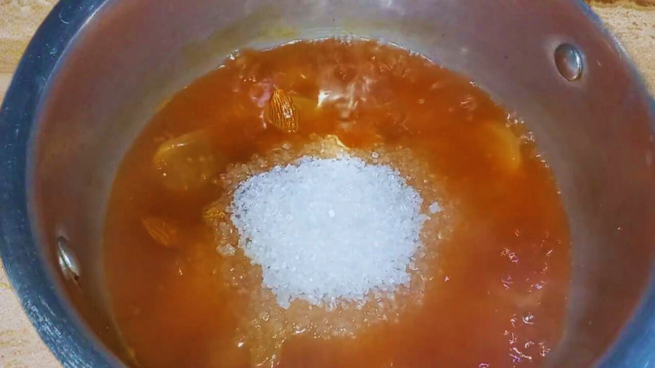 Adding 1 cup of powdered sugar and 2 tbsp vinegar
