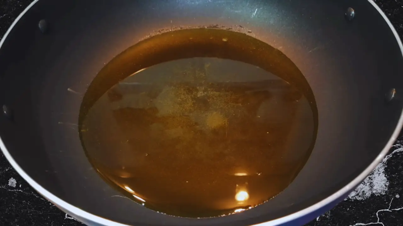 Added pinch of asafoetida into the oil