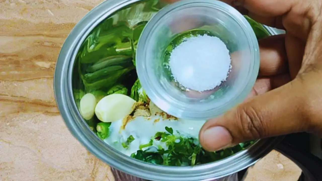 Adding ½ tsp of regular table salt