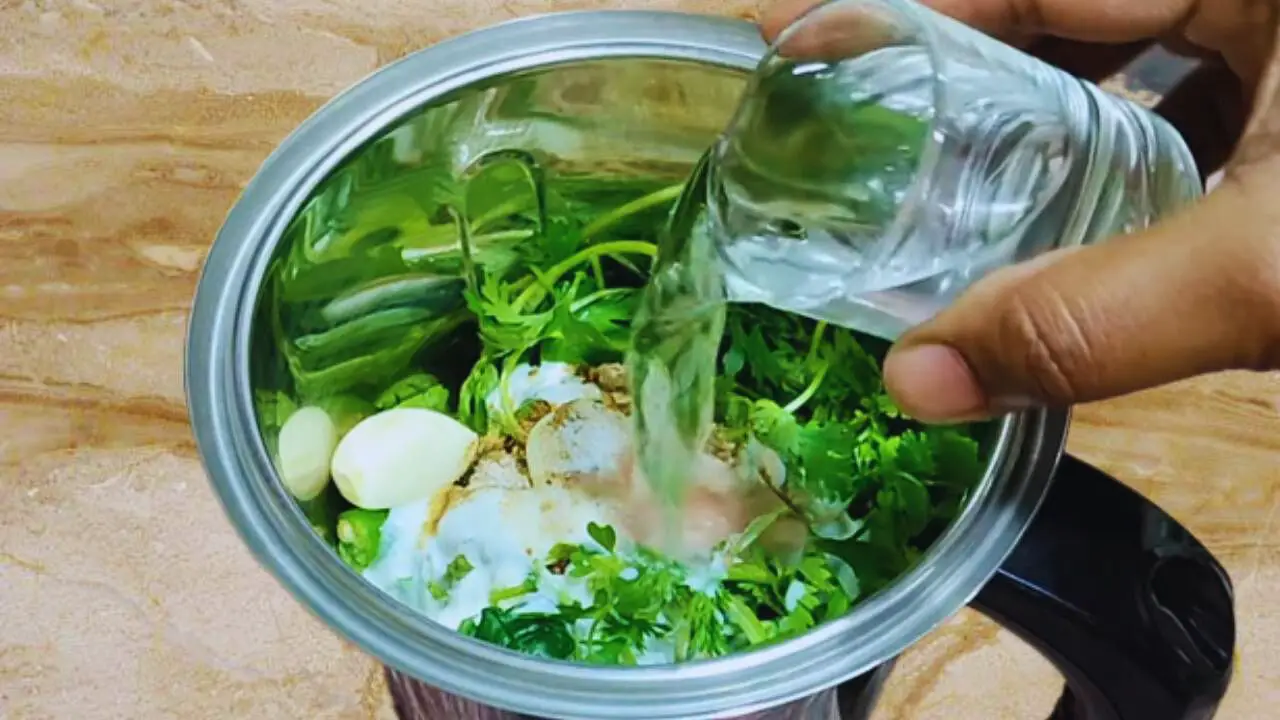 Adding about 2 tbsp of water